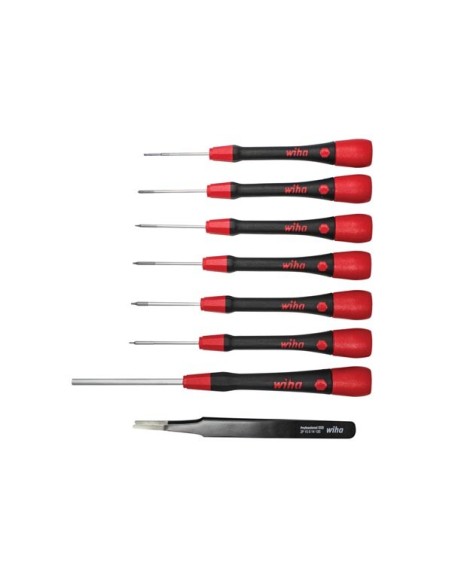 Wiha Fine screwdriver set PicoFinish® 8-pcs. mixed, including tweezers for iPhone®/Apple® devices  (42995)