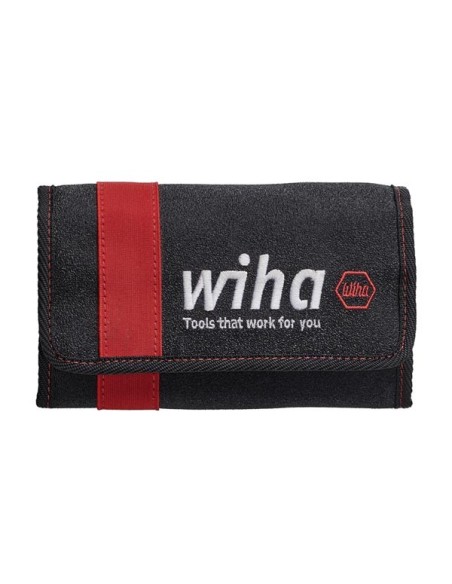 WIHA - TORQUEVARIO®-S ELECTRIC NUT DRIVER INSERT 1/4" SET - 10 pcs with adapters in folding bag