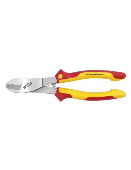 Wiha Kabelknipper Professional electric met in- en uitschakelbare openingsveer in blister (43666) 210 mm