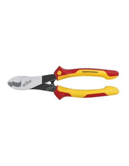 Wiha Kabelschneider Industrial Electric mit ein- und ausschaltbarer Öffnungsfeder (43667) 210 mm