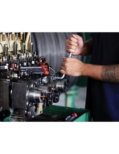 Wiha L-key set in ErgoStar holder hexagonal...