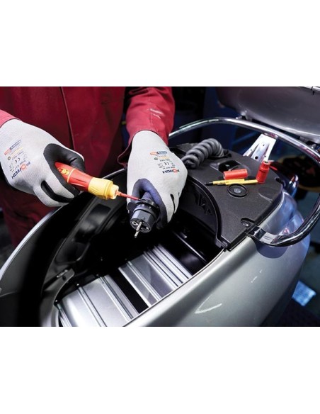 WIHA - TOURNEVIS À ASSISTANCE ÉLECTIRQUE SPEEDE® II FENTE, PLUSMINUS/POZIDRIV, 7 PCS AVEC EMBOUTS ISOLÉS SLIM, BATTERIES ET CHAR