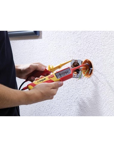 Wiha testeur de tension et de continuité 12-1...