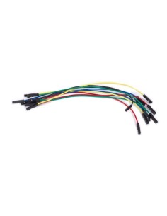 SET OF AWG BREADBOARD JUMPER WIRES - ONE PIN FEMALE TO...