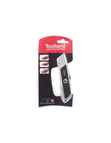 AUTO RETRACTABLE UTILITY KNIFE - METAL HOUSING