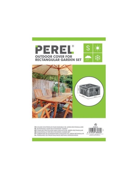 Buitenhoes voor rechthoekige tuinset - S