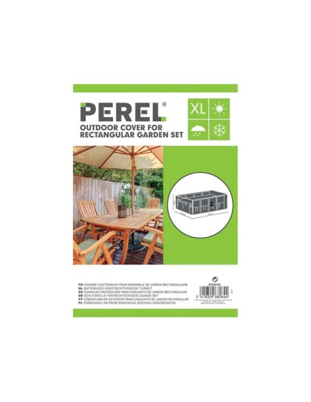 Outdoor cover for rectangular garden set - XL