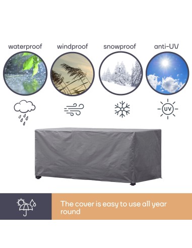 Outdoor cover for table up to 160 cm