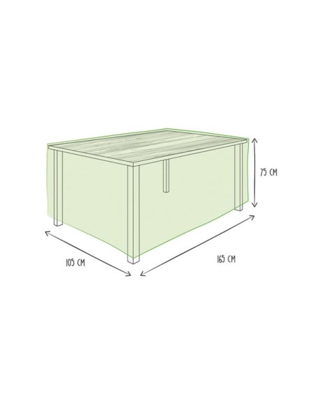 Schutzhülle für Gartentisch - max. 160 cm