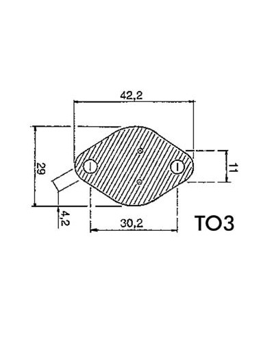 ISOLANT SILICONE CALORIFERE POUR TO3