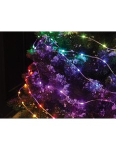 TUYA LED - 7.5 m - 75 multicolor lamps - transparant wire... 2