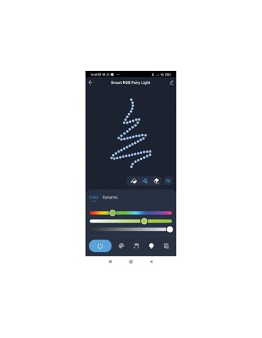 TUYA LED - 7.5 m - 75 lampes multicolore -...