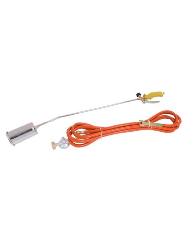 GAS WEED BURNER - 5 m HOSE - 2.5 BAR REGULATOR