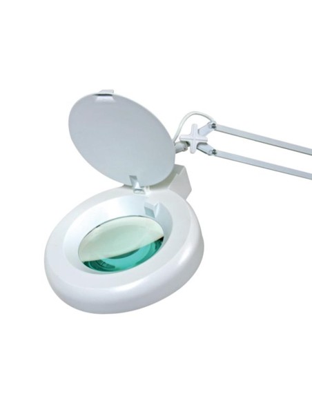 LAMP WITH MAGNIFYING GLASS 5 DIOPTRE - 22W WHITE