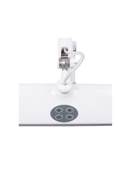 SCHREIBTISCHLAMPE - DIMMBAR -  84 LEDs - WEIß