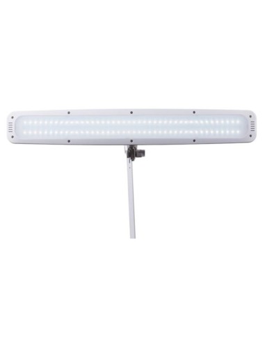 SCHREIBTISCHLAMPE - DIMMBAR -  84 LEDs - WEIß