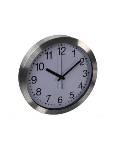HORLOGE MURALE EN ALUMINIUM - Ø 30 cm