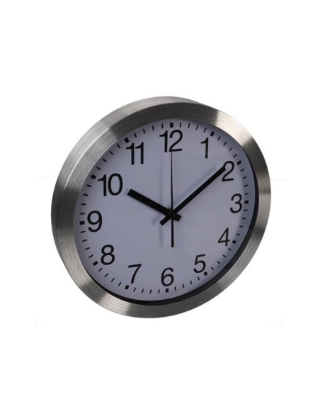 ALUMINIUM-WANDUHR - Ø 30 cm