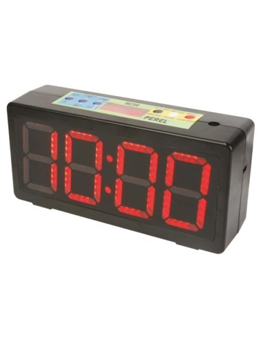 KLOK MET CHRONOMETER/AFTELTIMER & INTERVALTIMER