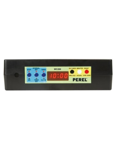 KLOK MET CHRONOMETER/AFTELTIMER & INTERVALTIMER