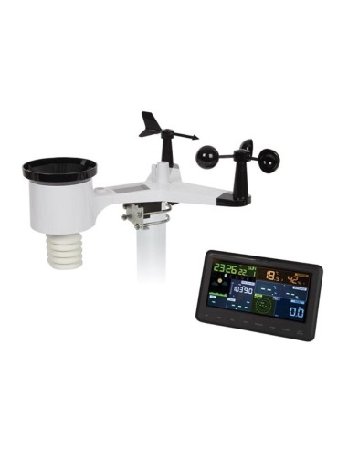 WIFI INDOOR & OUTDOOR WEATHER STATION WITH LARGE COLOUR DISPLAY