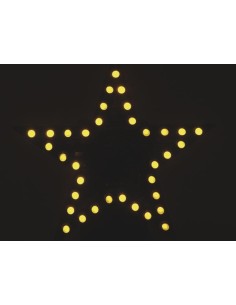 ÉTOILE LED CLIGNOTANTE JAUNE 2