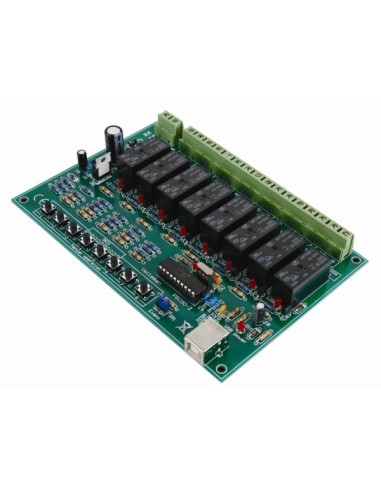 8-KANAALS USB RELAISKAART