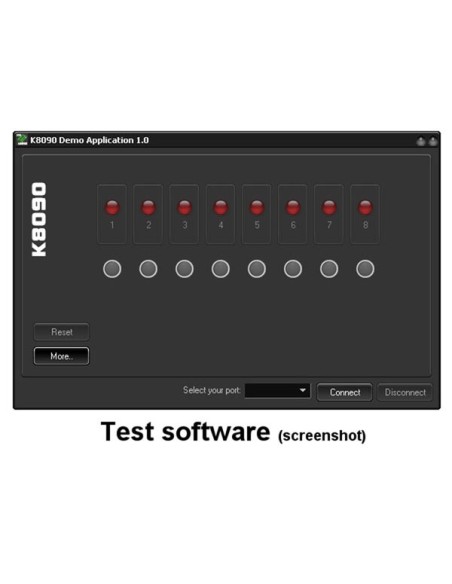 8-KANAALS USB RELAISKAART