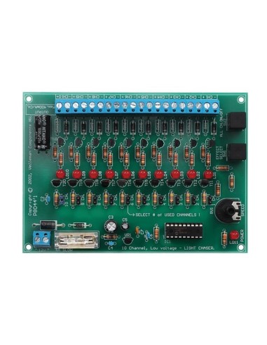 12V, 10-KANAALS LICHTEFFECTENGENERATOR