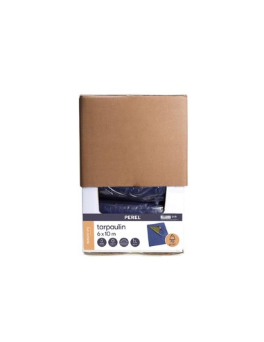 DEKZEIL - BLAUW/GROEN - STANDAARD - 6 x 10 m