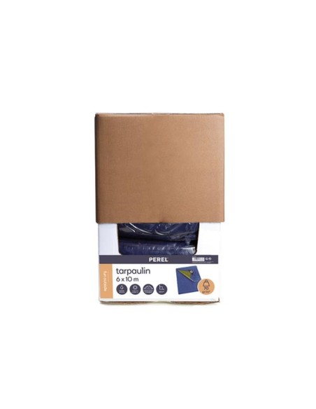 DEKZEIL - BLAUW/GROEN - STANDAARD - 6 x 10 m