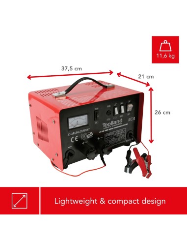 LADEGERÄT FÜR 12/24 V BLEI-SÄURE-AKKUS - MIT...