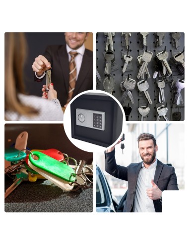 KEY LOCK SAFE - 28 x 30 x 10 cm - 30 keys