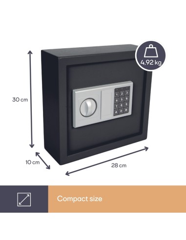 COFFRE À CLÉS - 28 x 30 x 10 cm - 30 clés