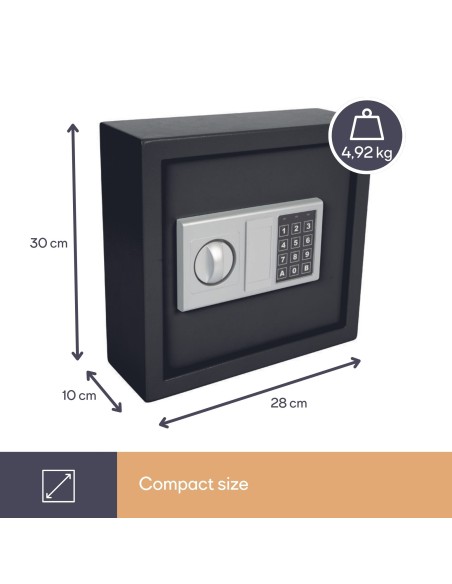 COFFRE À CLÉS - 28 x 30 x 10 cm - 30 clés