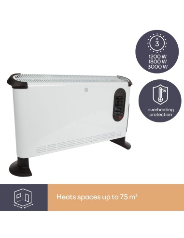 CONVECTOR - 3000 W - TURBO