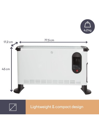 KONVEKTOR - 3000 W - TURBO