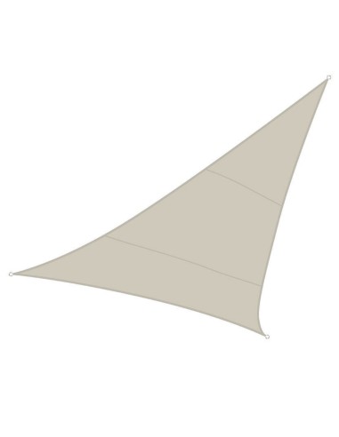 VOILE SOLAIRE - TRIANGLE - 5 x 5 x 5 m - COULEUR: CRÈME