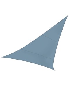 ZONNEZEIL - DRIEHOEK - 5 x 5 x 5 m - KLEUR: BLAUWGRIJS