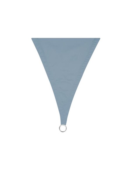 VOILE SOLAIRE - TRIANGLE - 5 x 5 x 5 m - COULEUR : GRIS BLEU