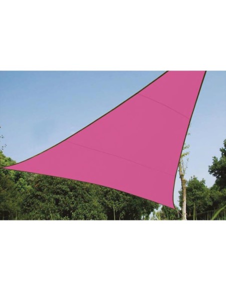 SHADE SAIL - TRIANGLE - 5 x 5 x 5 m - COLOUR: FUCHSIA
