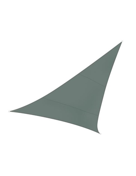 SONNENSEGEL - DREIECKIG - 5 x 5 x 5 m - FARBE: GRÜNGRAU