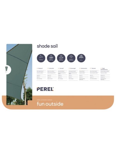 ZONNEZEIL - DRIEHOEK - 5 x 5 x 5 m - KLEUR:...