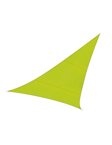 SONNENSEGEL - DREIECKIG - 5 x 5 x 5 m - GELBGRÜN