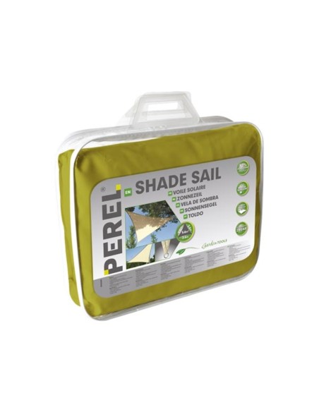 VOILE SOLAIRE - TRIANGLE - 5 x 5 x 5 m - COULEUR: VERT LIME