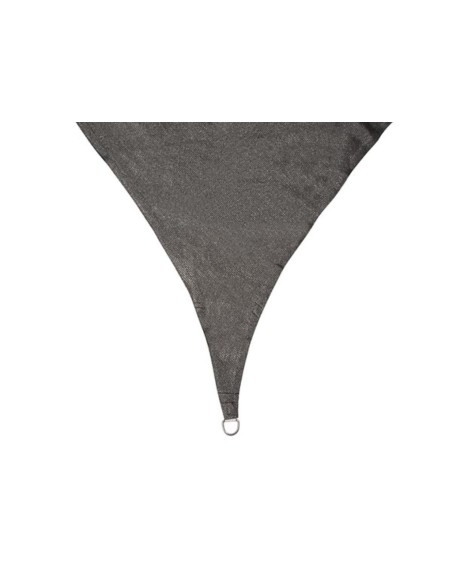 WASSERDURCHLÄSSIGES SONNENSEGEL - DREIECKIG - 5 x 5 x 5 m - FARBE: CHARCOAL