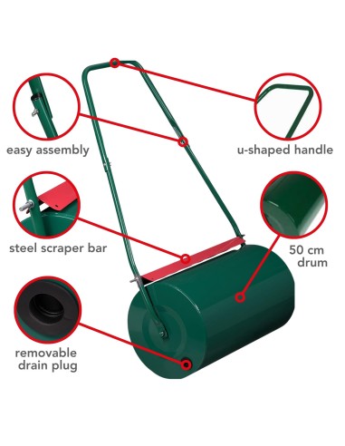 DT75000 : RASENWALZE - LÄNGE 50 cm - Toolland