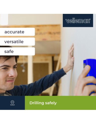 Detector geschikt voor hout, ferrometaal en AC...