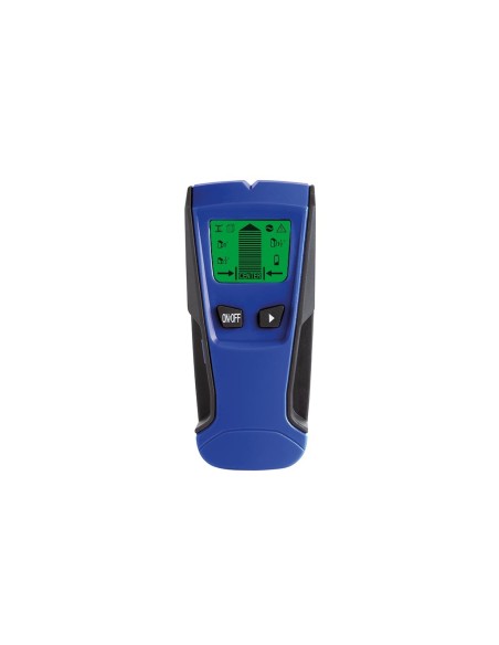 Detector suitable for wood, ferrous metal an AC live wire