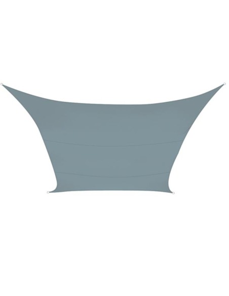 SONNENSEGEL - RECHTECKIG - 2 x 3 m - FARBE: HELLGRAU